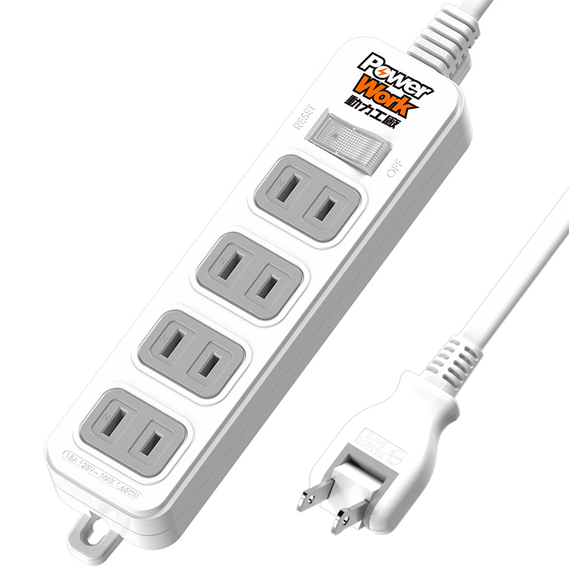PowerWork 動力工廠1切4座2P延長線CT-2147 - 成電企業(CENTENARY Electric)